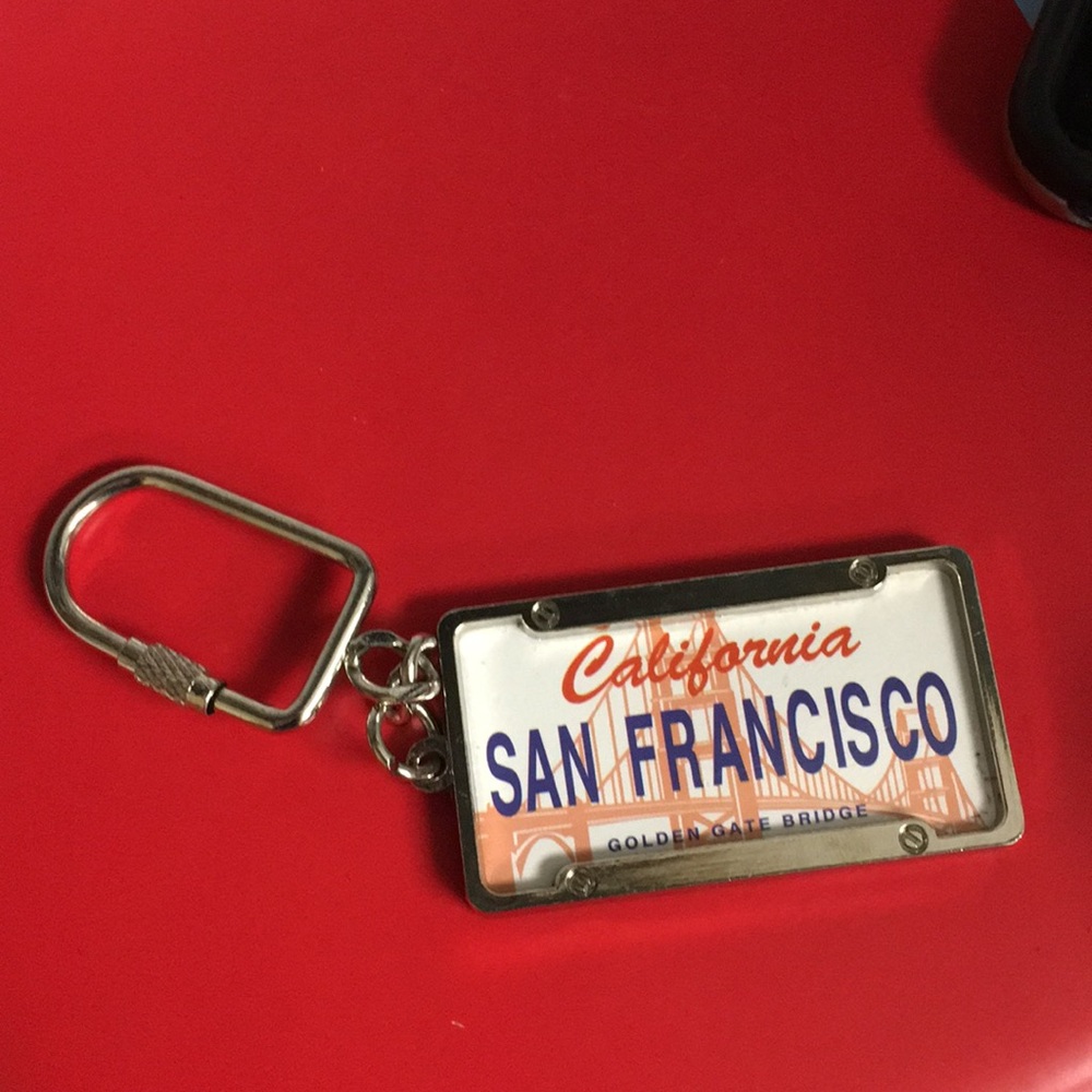 San Francisco California key chain